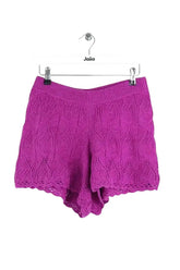 Mini short Sézane Lula Violet en Coton, taille L - Seconde Main