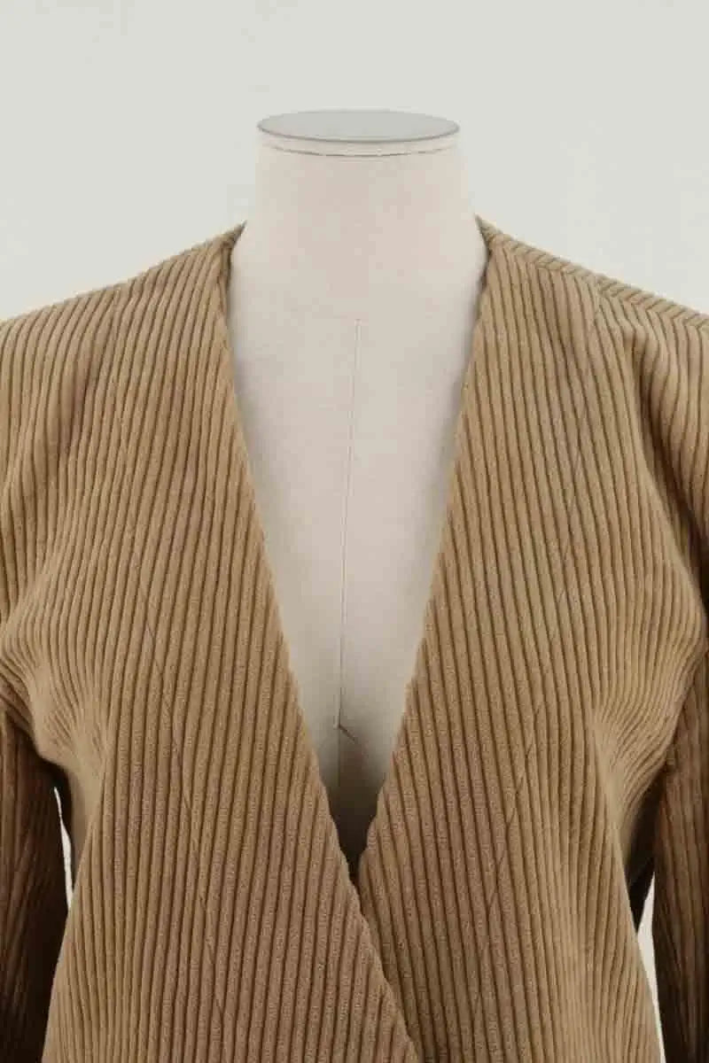 Blazer The Frankie Shop Beige en Velours