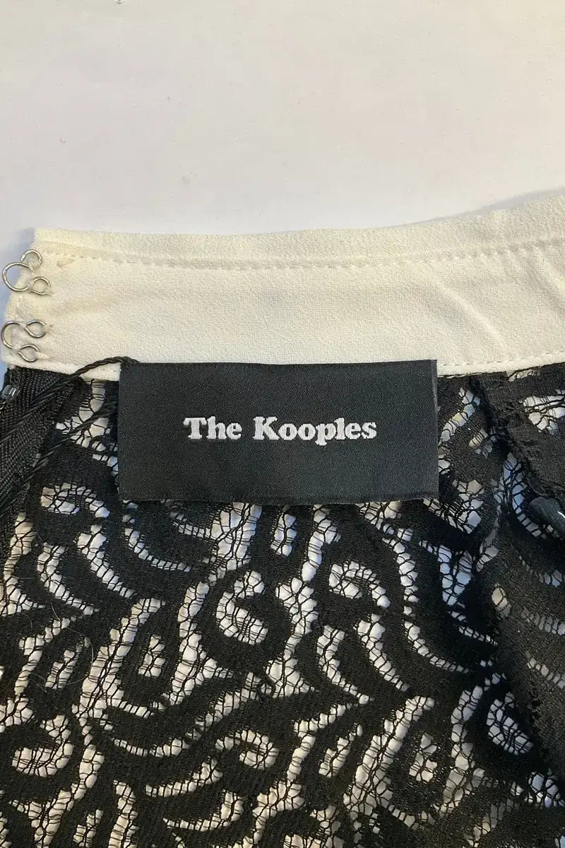 Robe The Kooples Noir en Coton