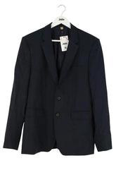 Veste Burberry Bleu en Laine, taille L - Seconde Main