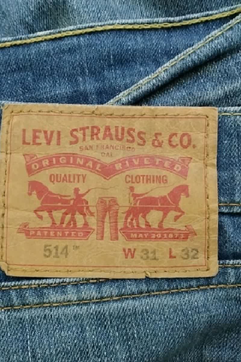 Jean droit Levi's  Bleu