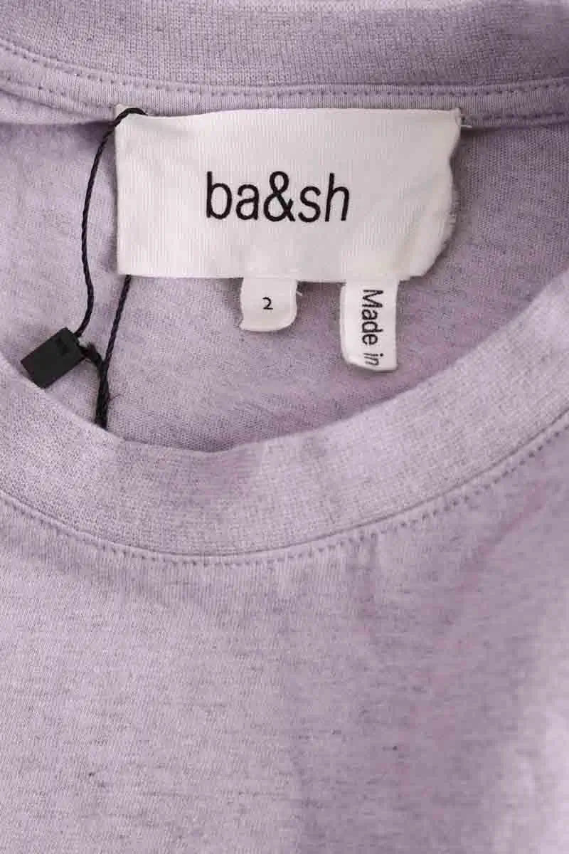 T-shirt Ba&Sh Violet en Coton