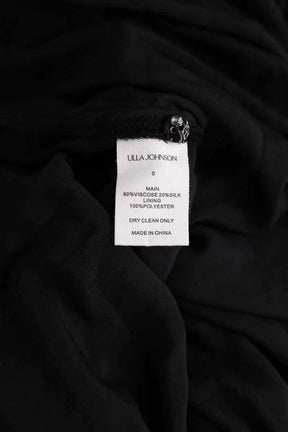 Robe Ulla Johnson Cornelia Noir en Velours