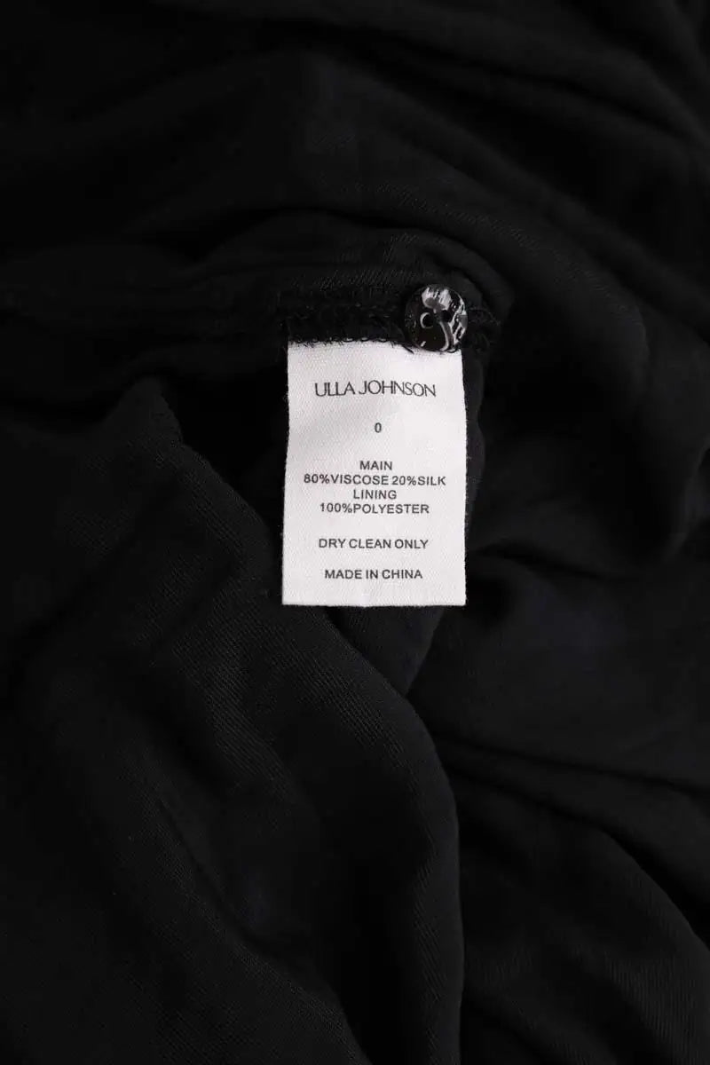 Robe Ulla Johnson Cornelia Noir en Velours