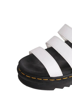 Sandales Dr. Martens Blanc en Cuir