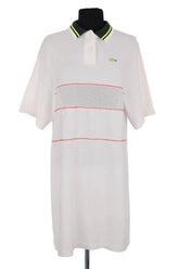 Robe Lacoste Blanc en Coton, taille M - Seconde Main