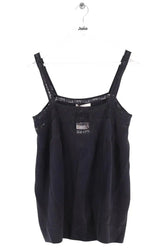 Top sans manche Maje Noir en Soie, taille S - Seconde Main