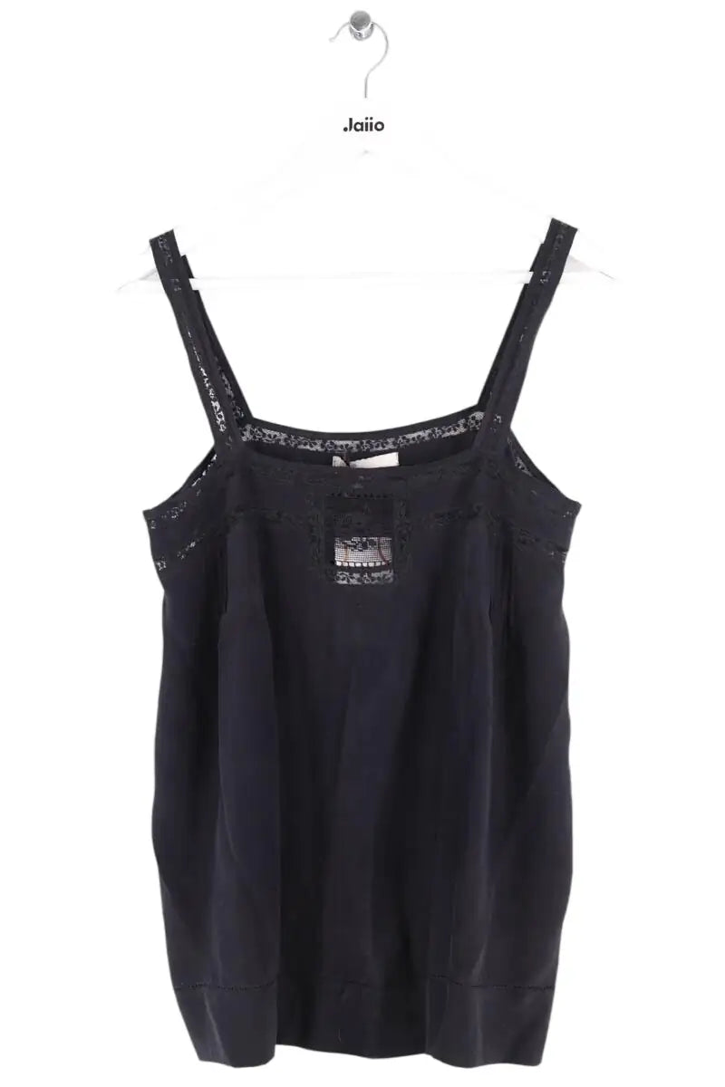Top sans manche Maje Noir en Soie, taille S - Seconde Main