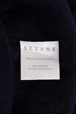 Pull Sézane Bleu en Laine