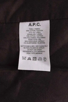 Veste APC Marron en Coton