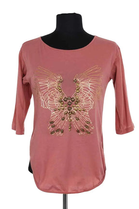 Top Balmain Marron en Coton, taille S - Seconde Main