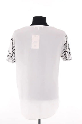 T-shirt Sandro Blanc en Soie