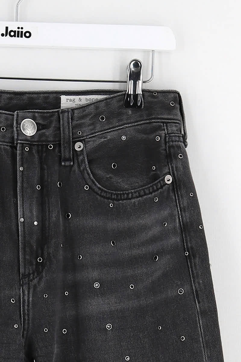 Jean large Bone  Noir