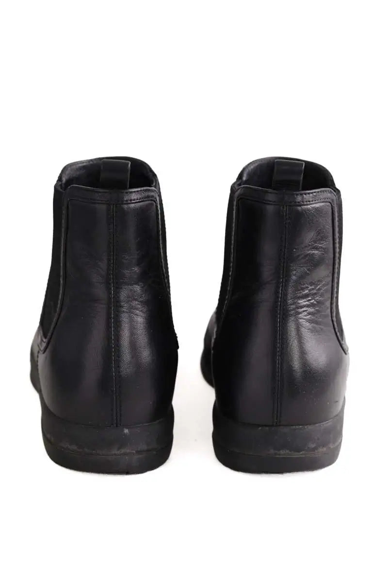 Boots Prada Noir en Cuir