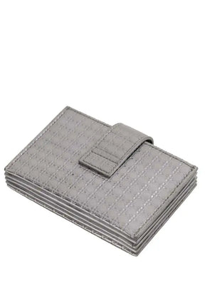 Porte-carte Dior Argent en Cuir
