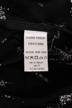 Robe Claudie Pierlot Noir en Viscose