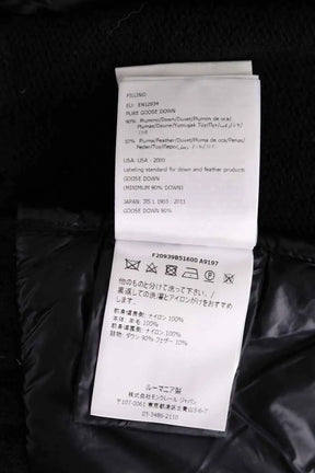 Veste Moncler Noir en Laine