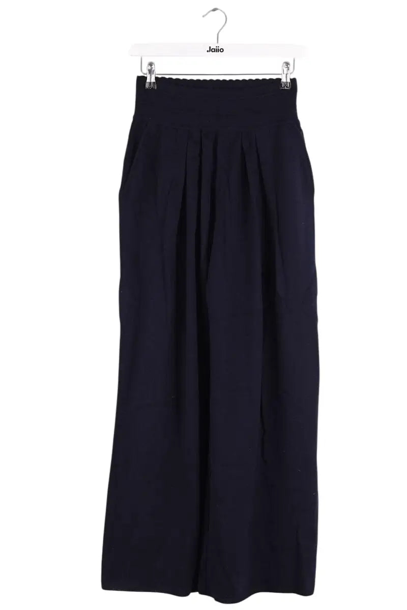 Pantalon large Molli Marine en Laine, taille S - Seconde Main