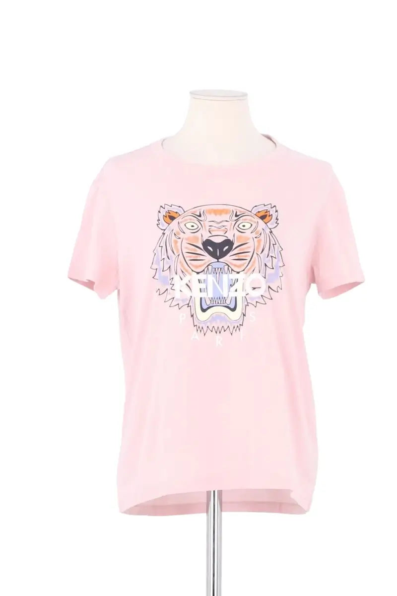 T-shirt Kenzo Rose en Coton, taille L - Seconde Main