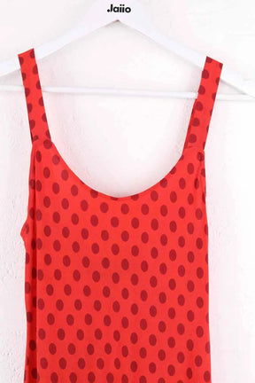 Robe Réalisation Rouge en Soie