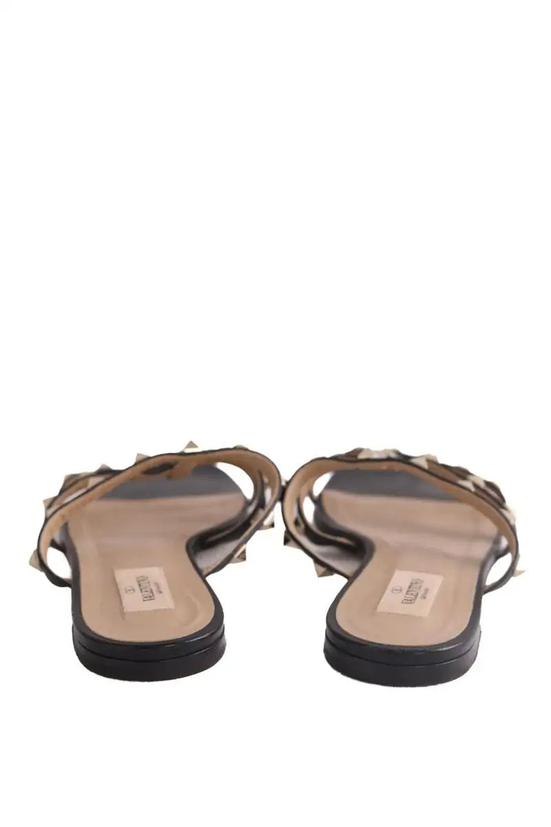 Sandales Valentino Noir en Cuir