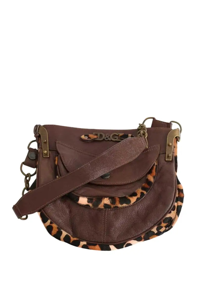 Sac porté épaule Dolce & Gabbana  Marron