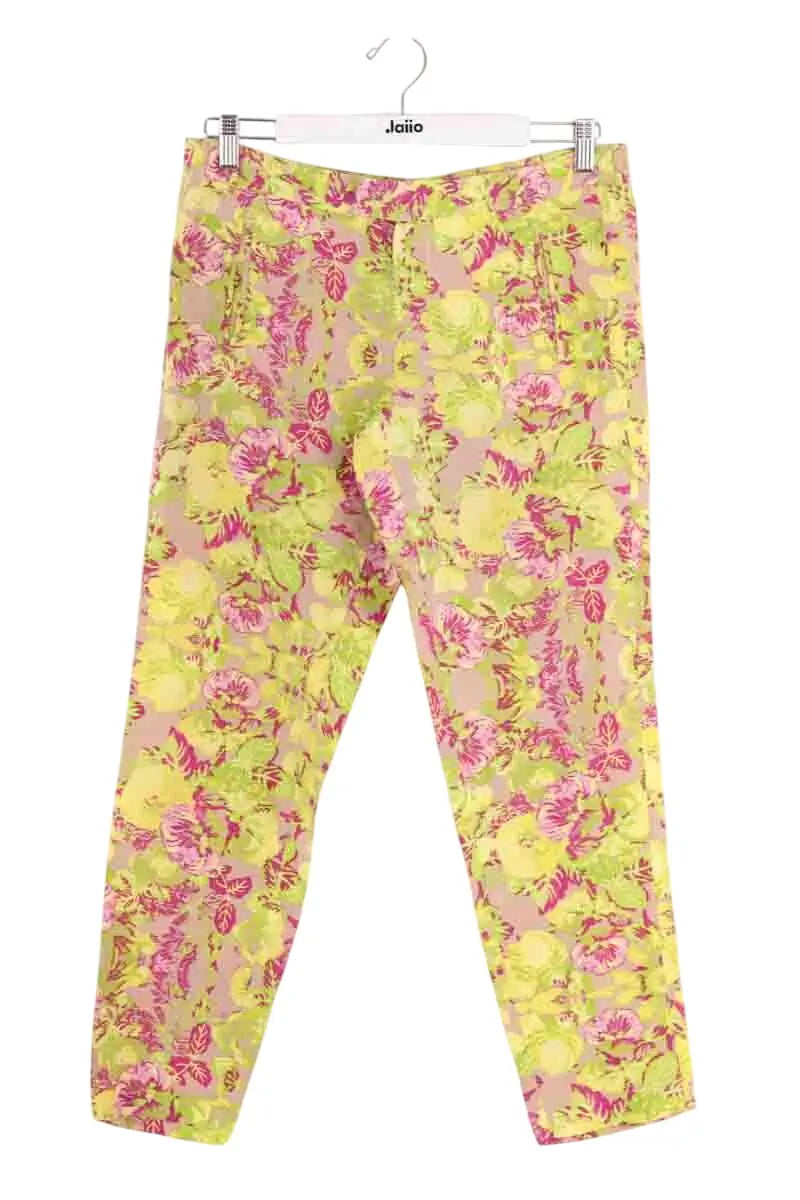 Pantalon droit Maje Jaune en Coton, taille M - Seconde Main