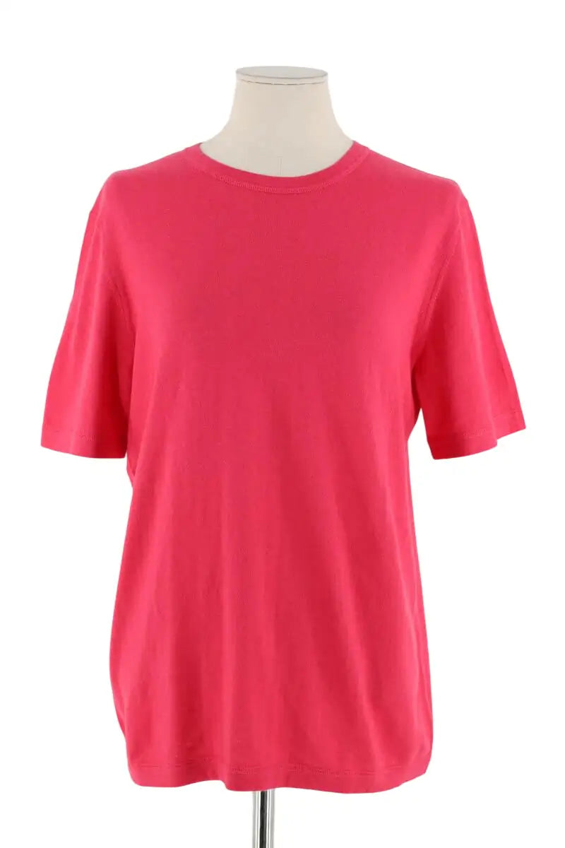 T-shirt Eric Bompard Rose en Coton, taille S - Seconde Main