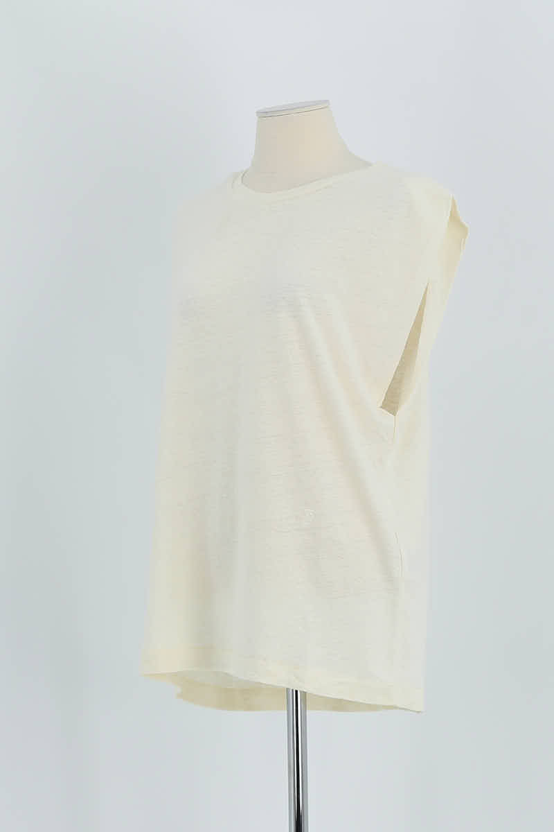 Top sans manche Closed  Blanc
