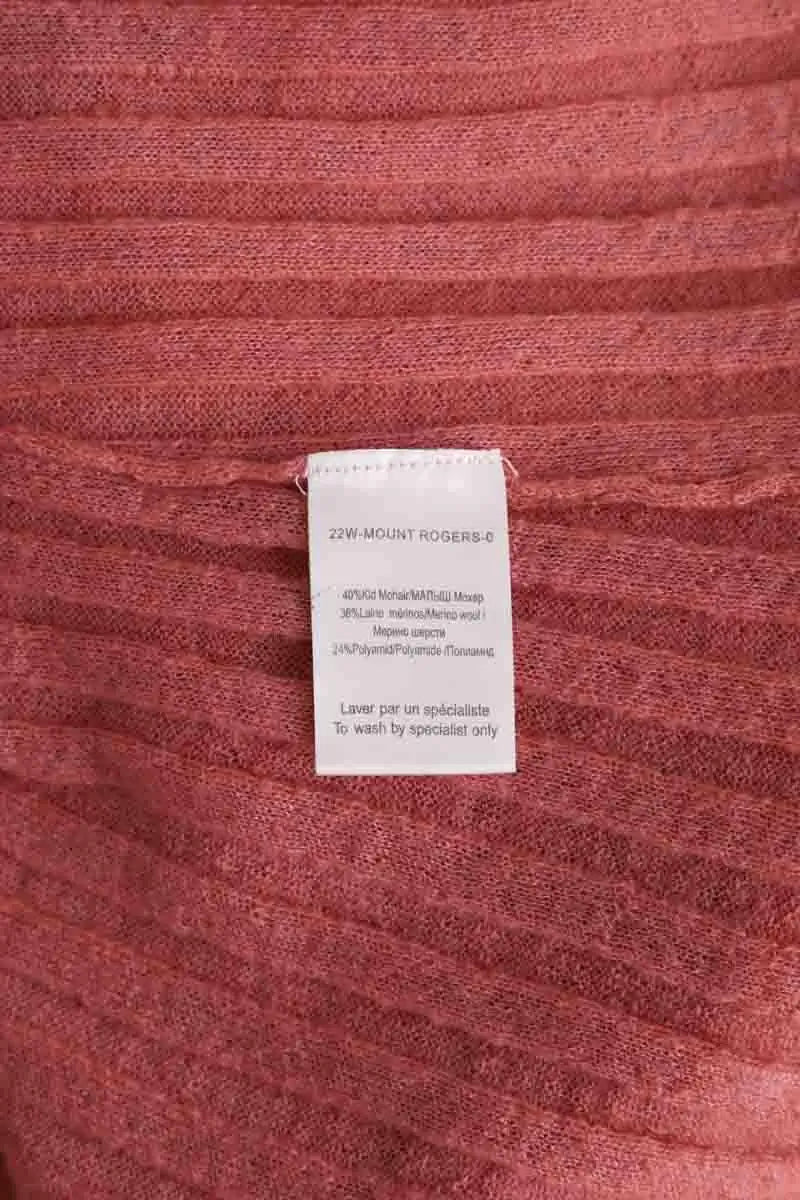 Cardigan Mes Demoiselles Rose en Laine