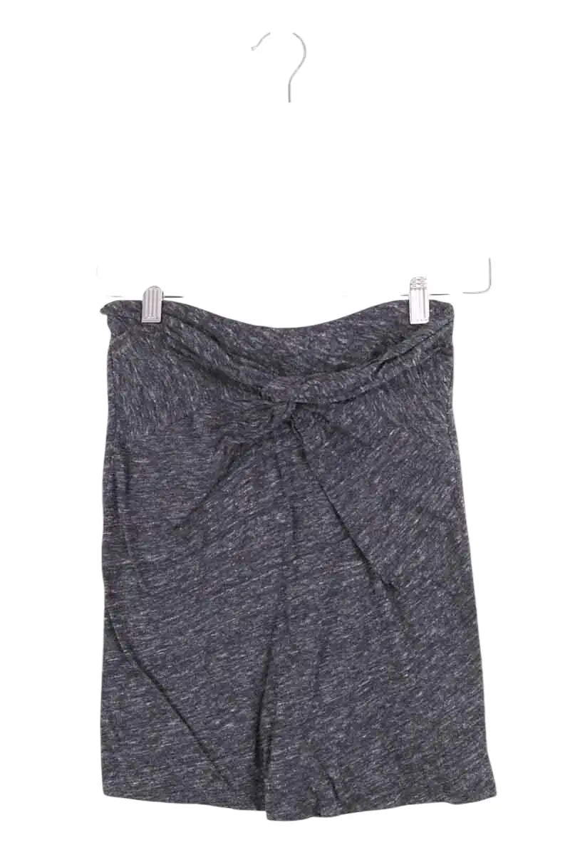 Mini jupe Iro Anthracite en Coton, taille S - Seconde Main