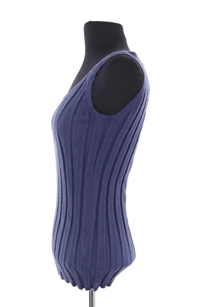 Top Eric Bompard Bleu en Cachemire