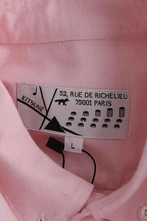 Chemise Kitsuné Rose en Coton