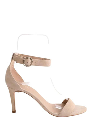 Sandales LK Bennett Ivy Beige en Daim, taille 40 - Seconde Main