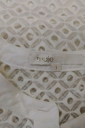 Robe Maje  Blanc