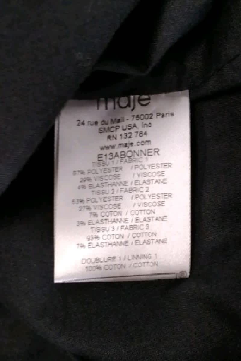 Mini jupe Maje  Noir