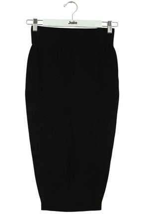 Jupe Balmain Noir en Synthétique, taille S - Seconde Main