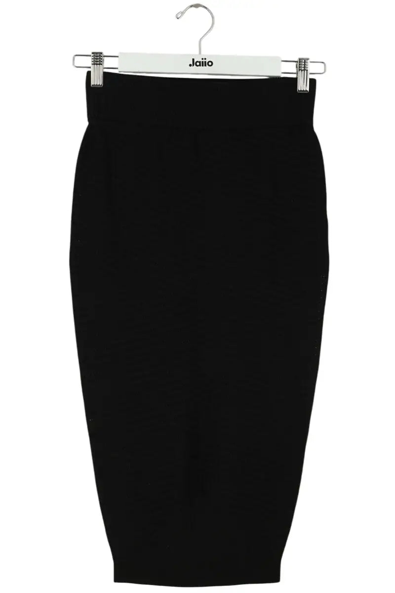 Jupe Balmain Noir en Synthétique, taille S - Seconde Main
