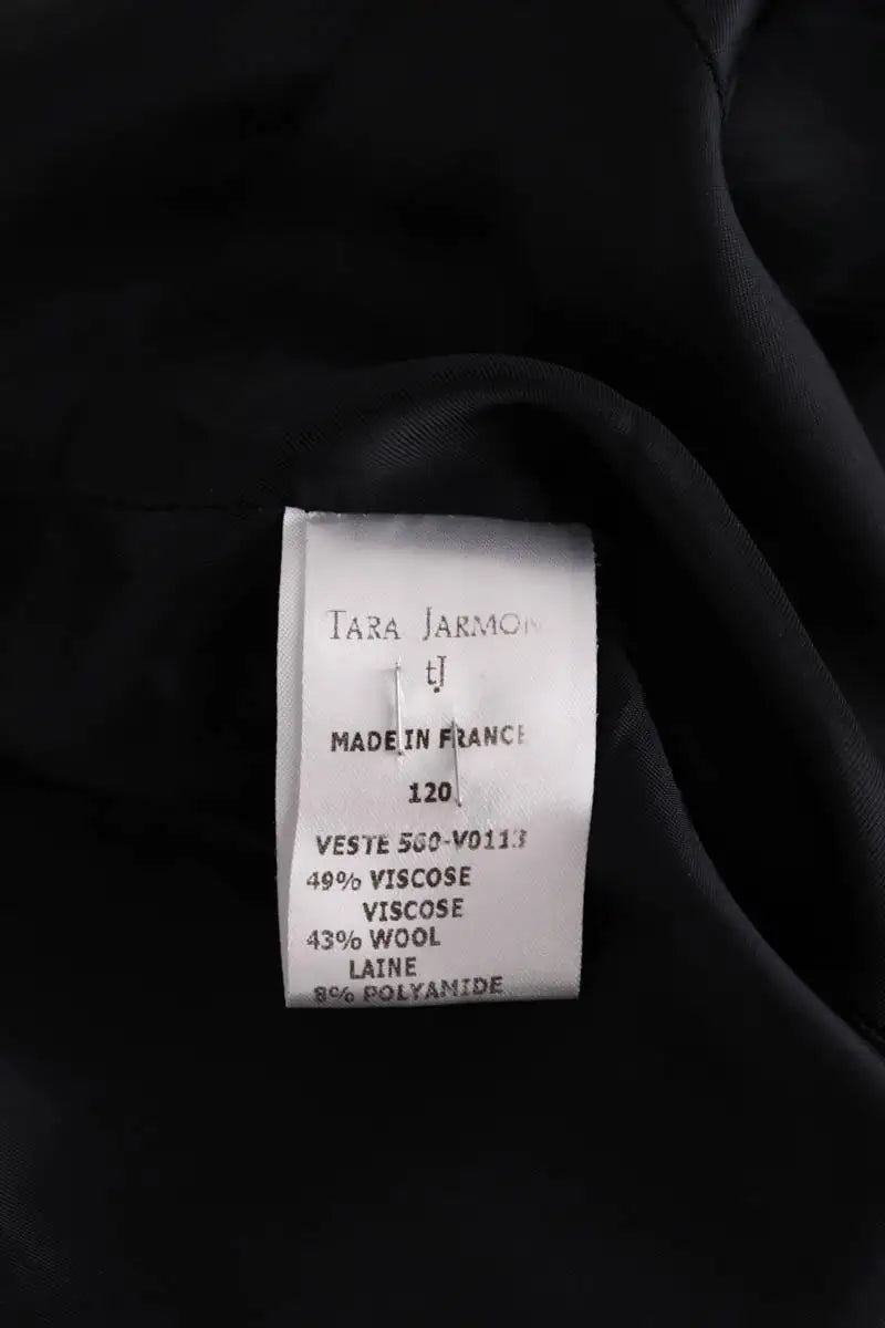 Blazer Tara Jarmon Noir en Viscose