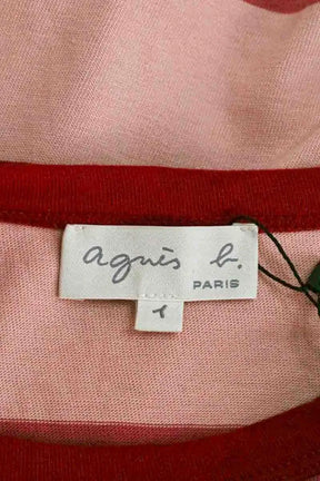 T-shirt Agnès B. Rouge en Coton