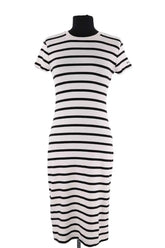 Robe Ralph Lauren Blanc en Synthétique, taille XS - Seconde Main