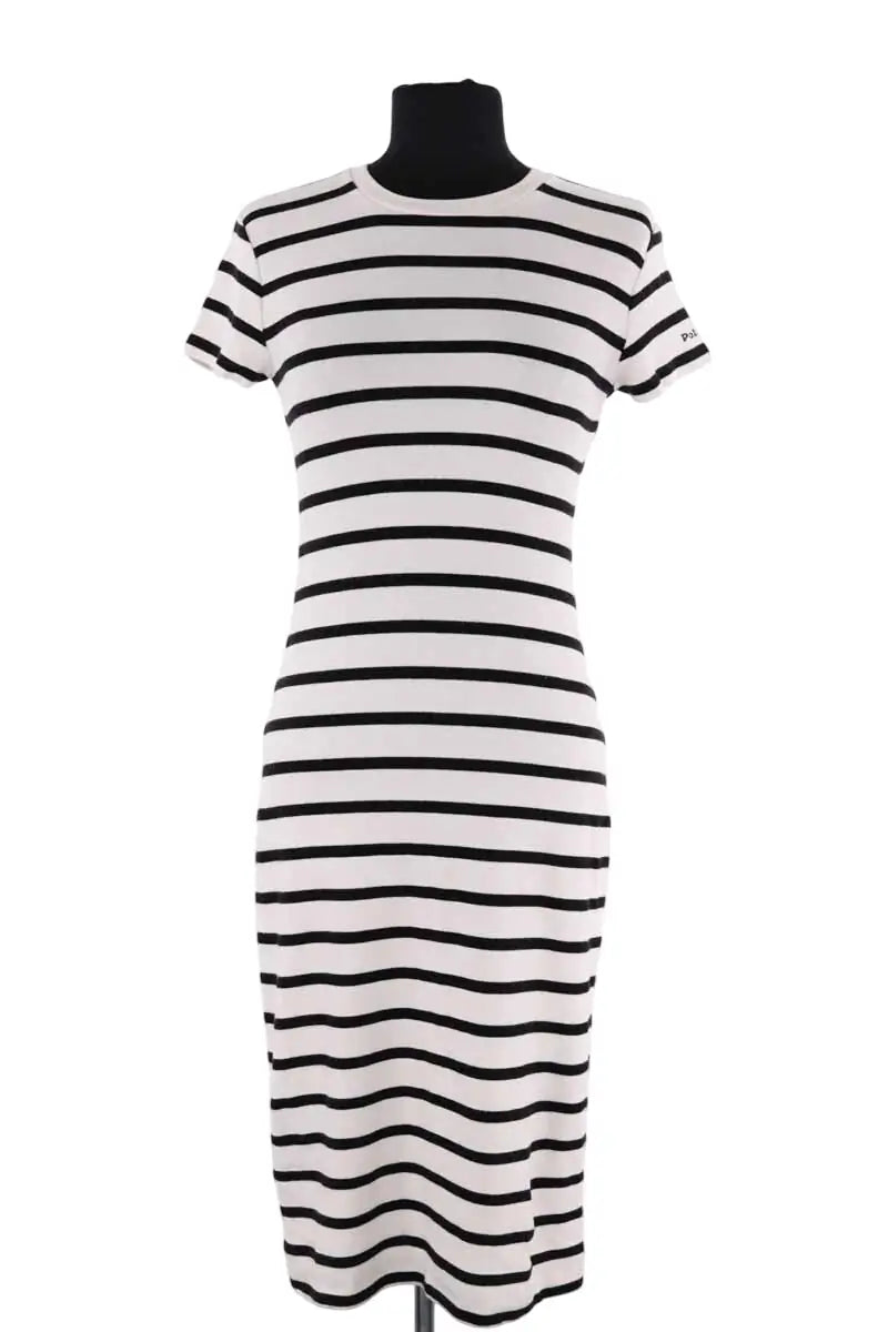 Robe Ralph Lauren Blanc en Synthétique, taille XS - Seconde Main