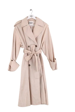 Trench-coat Claudie Pierlot Gwendal Beige en Synthétique, taille M - Seconde Main