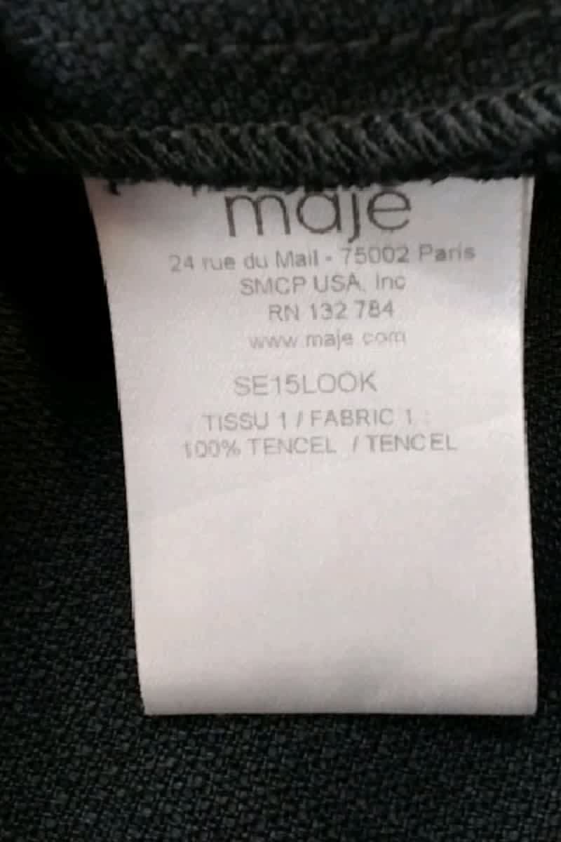 Robe Maje  Noir