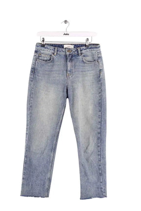 Jean droit Ba&Sh Bleu en Coton, taille S - Seconde Main