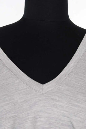 T-shirt Majestic Filatures Gris en Coton