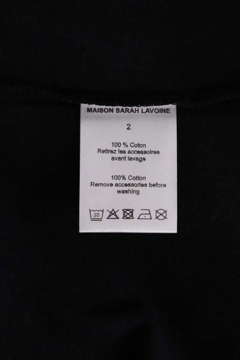 T-shirt Maison Sarah Lavoine Noir en Coton