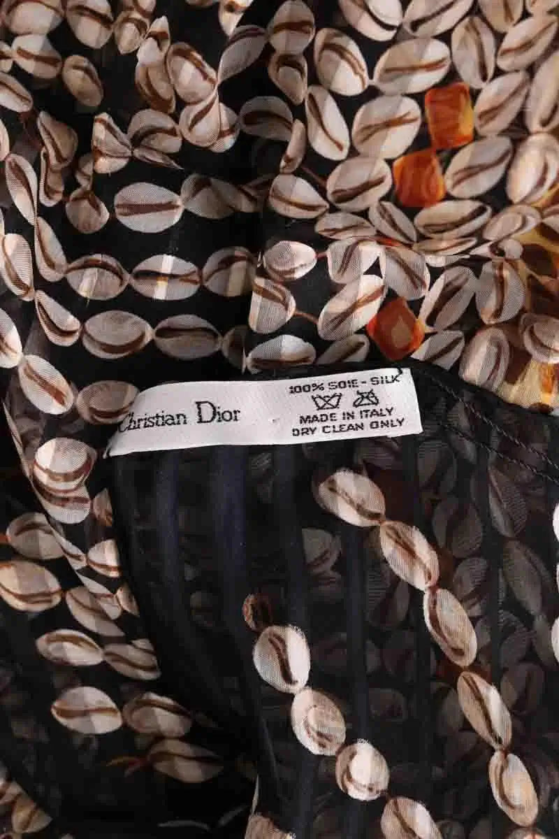Écharpe Dior Beige en Soie