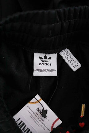 Pantalon droit Adidas Noir en Synthétique
