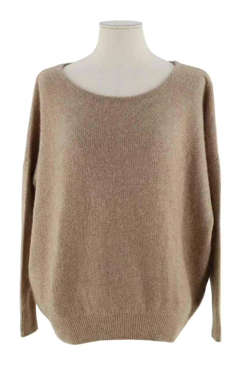 Pull Kujten Beige en Laine, taille S - Seconde Main